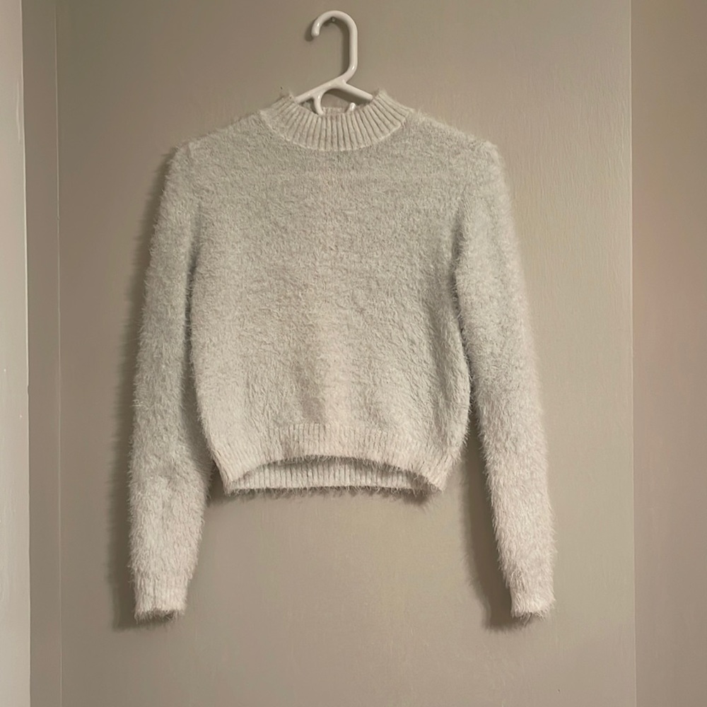 H&M eyelash cropped sweater